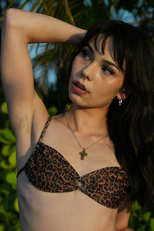Gaia Leopard Top